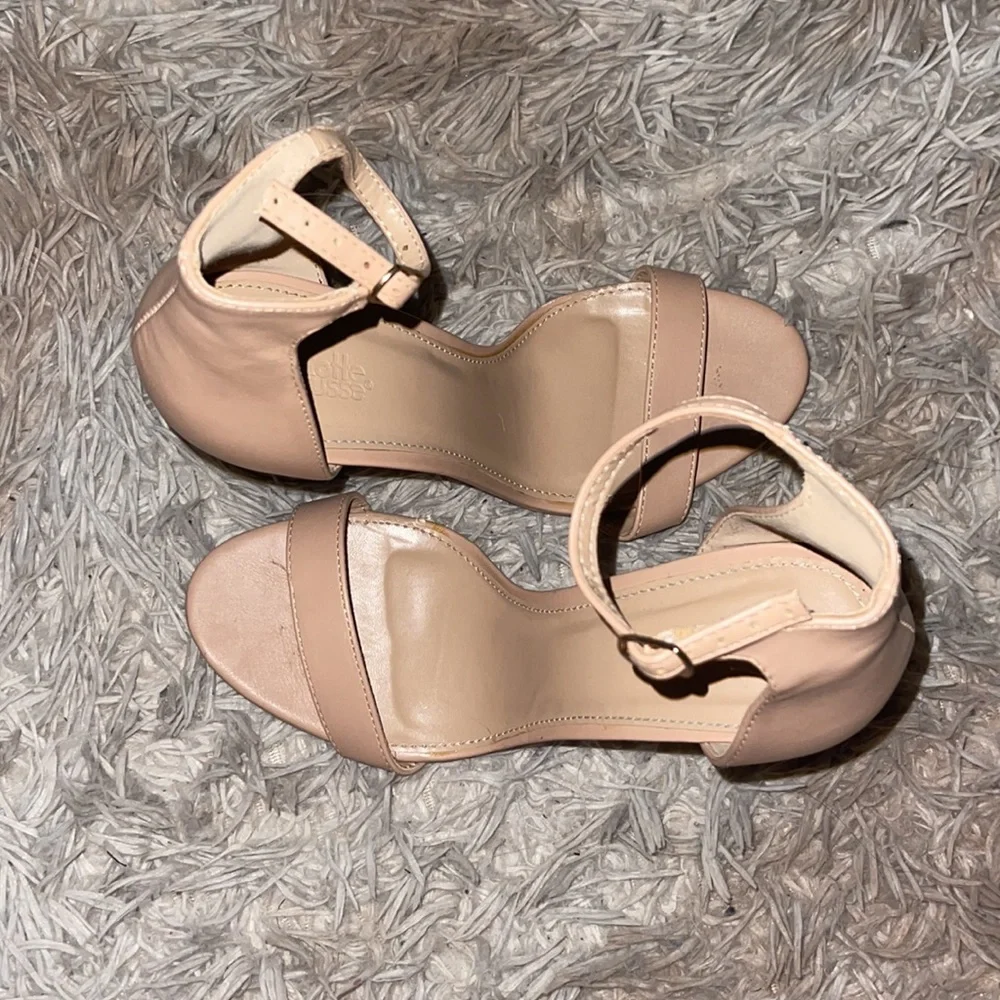 Charlotte Russe Nude open toed heels size 8 in women - Picture 2 of 5